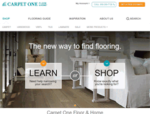 Tablet Screenshot of carpetonetallahassee.com